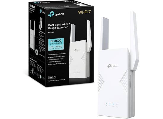 Tp-Link RE235BE BE3600 Dual-Band Wi-Fi 7 Range Extender 2.5G Multi-Gigabit Ethernet Port EasyMesh Works with all Wi-Fi Generations & Devices
