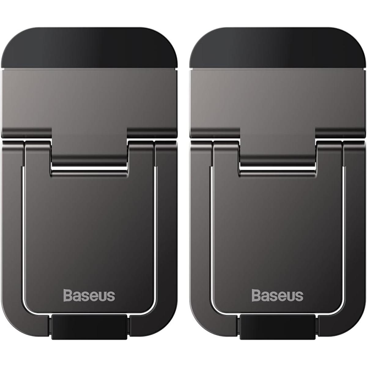 Baseus Slim Laptop Kickstand (2 PCS) Compact, Durable, Heat Dissipation, Adjustable Viewing Angle - Black