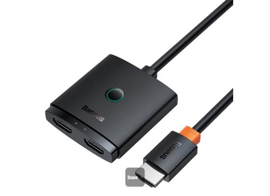 Baseus AirJoy Series 2-in-1 Bidirectional HDMI Switch with 1m Cable Cluster - Black product thumbnail 2