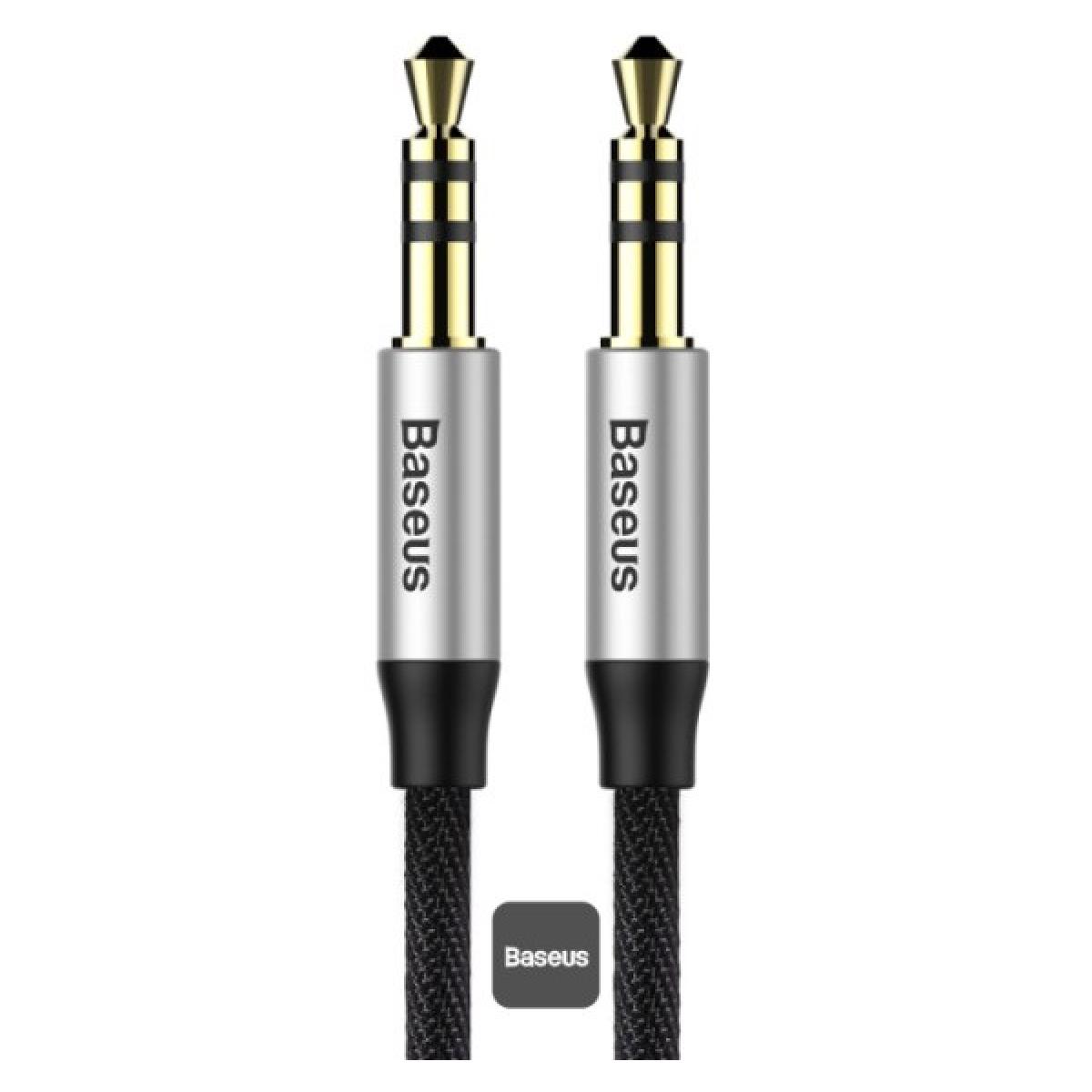 Baseus Yiven M30 Audio Cable Male to Male 3.5mm Aux Cable 1.5M - Black