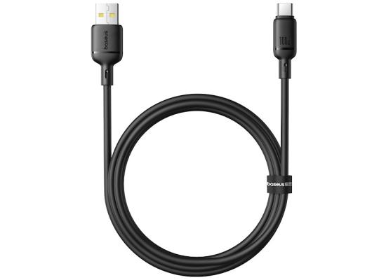 Baseus Silky Series Fast Charging Cable USB to Type-C 100W 1m - Black product thumbnail 2
