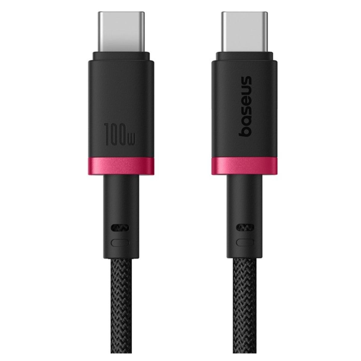 Baseus Dura Series Fast Charging Cable Type-C to Type-C 100W 1M - RedBlack