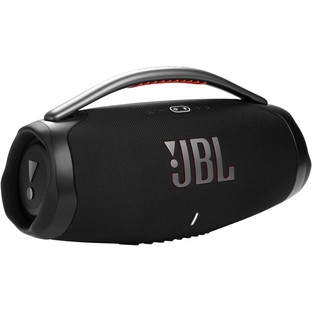 JBL Boombox 3 Portable Bluetooth Speaker with Massive Sound, Deepest Bass, IPX7 Waterproof, 24H Playtime, PartyBoost - Black