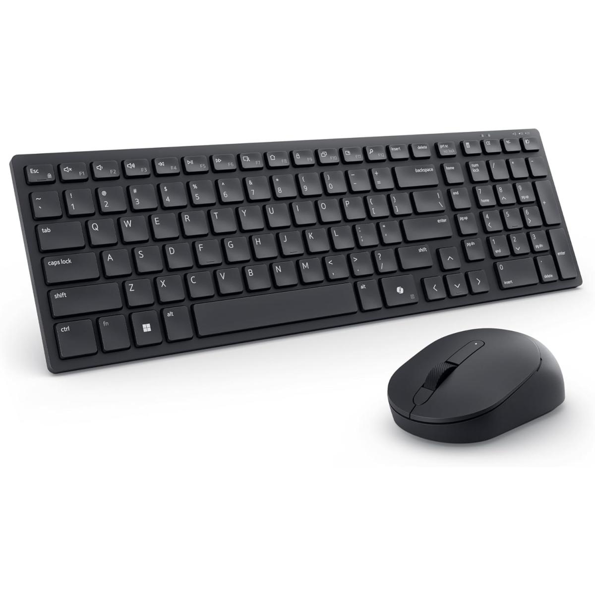 Dell Pro KM5221W Wireless Keyboard & Mouse Durable & Secure up to 4000 DPI Mouse Programmable Keys 36 Month Battery Arabic \/ English