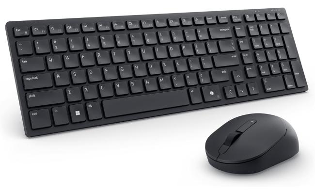 Dell Pro KM5221W Wireless Keyboard & Mouse Durable & Secure up to 4000 DPI Mouse Programmable Keys 36 Month Battery Arabic / English