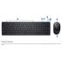 Dell Pro KM5221W Wireless Keyboard & Mouse Durable & Secure up to 4000 DPI Mouse Programmable Keys 36 Month Battery Arabic / English