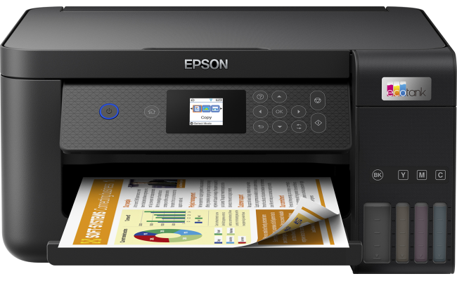 Epson EcoTank L4260 Wi-Fi Duplex AIO Ink Tank Printer, Borderles Printing Up to A4 Size, Auto Duplex, 5760x1440 dpi Resolution, 10.5ipm/5.0ipm Print Speed, Spill-Free Ink Refilling, Black