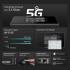 TP-Link M8550 5G LTE Mobile WLAN Router, Tri-Band AXE3600 Network, 3.4 Gbps Download Speed, Supports up to 32 devices , Gigabit WAN/LAN Port, VPN Encryption, Black