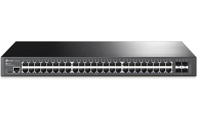 TP-Link TL-SG3452 | 48 Port Gigabit Switch, 4 SFP Slots | Omada SDN Integrated | L2+ Smart Managed | IPv6 | Static Routing | L2/L3/L4 QoS, IGMP & LAG