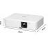 Epson CO-FH01 3LCD Projector 3000-Lumen Full HD Enjoy the Big Screen Experience up to 391" 3x Higher Brightness & Wider Color Gamut