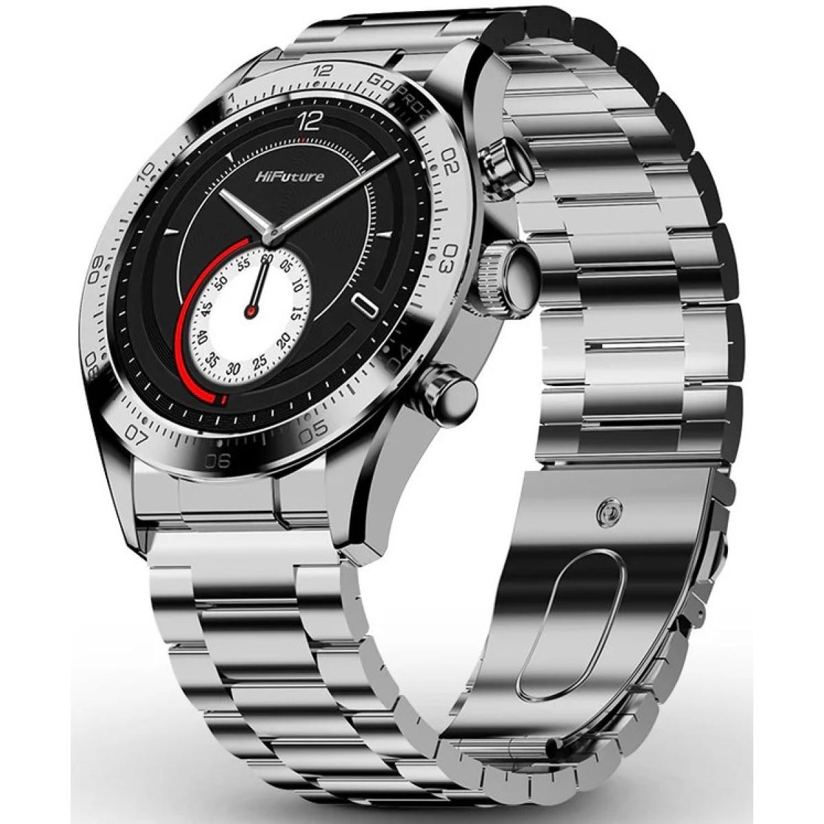 HiFuture Go Pro 2 Smart Watch, Stainless Steel, 1.32