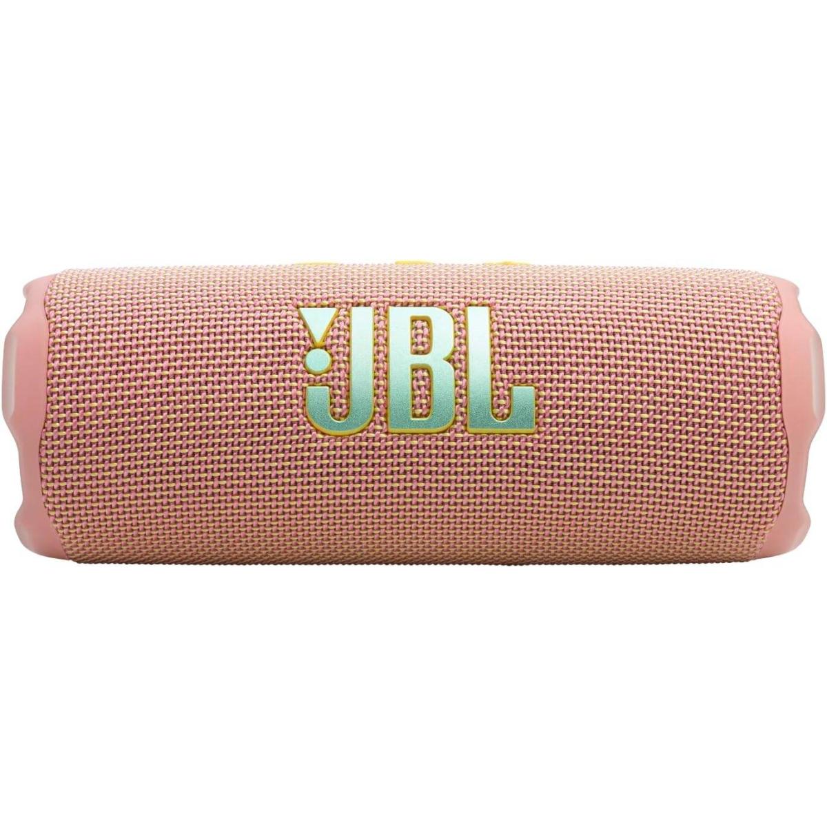 JBL Flip 7 Portable Bluetooth 5.4 Speaker, 25 W RMS for Woofer, 10 W RMS for Tweeter, Lossless Audio Playback, Waterproof, Dustproof, & Drop-Proof 16Hrs of Playtime, Pink