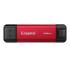 Kingston 512GB Dual USB-A & C Portable SSD Durable Metal Casing Up to 1050MB/s USB 3.2 Gen 2 support Windows, macOS, Linux , Chrome , Android™, iOS/iPadOS