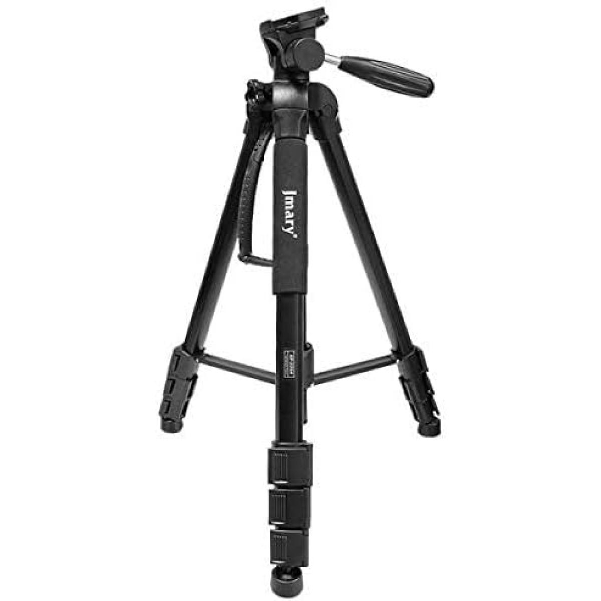 Jmary KP-2234 Professional Tripod 140M Portable Lightweight Aluminum Tripods For DSLR GoPro Camera Mobile Phone - Black