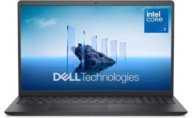 Dell 15 Laptop DC15250 (2025) NEW Intel Core 3 6-Core Higher Speed & More Powerful Integrated Graphics w/120Hz Display - Carbon Black