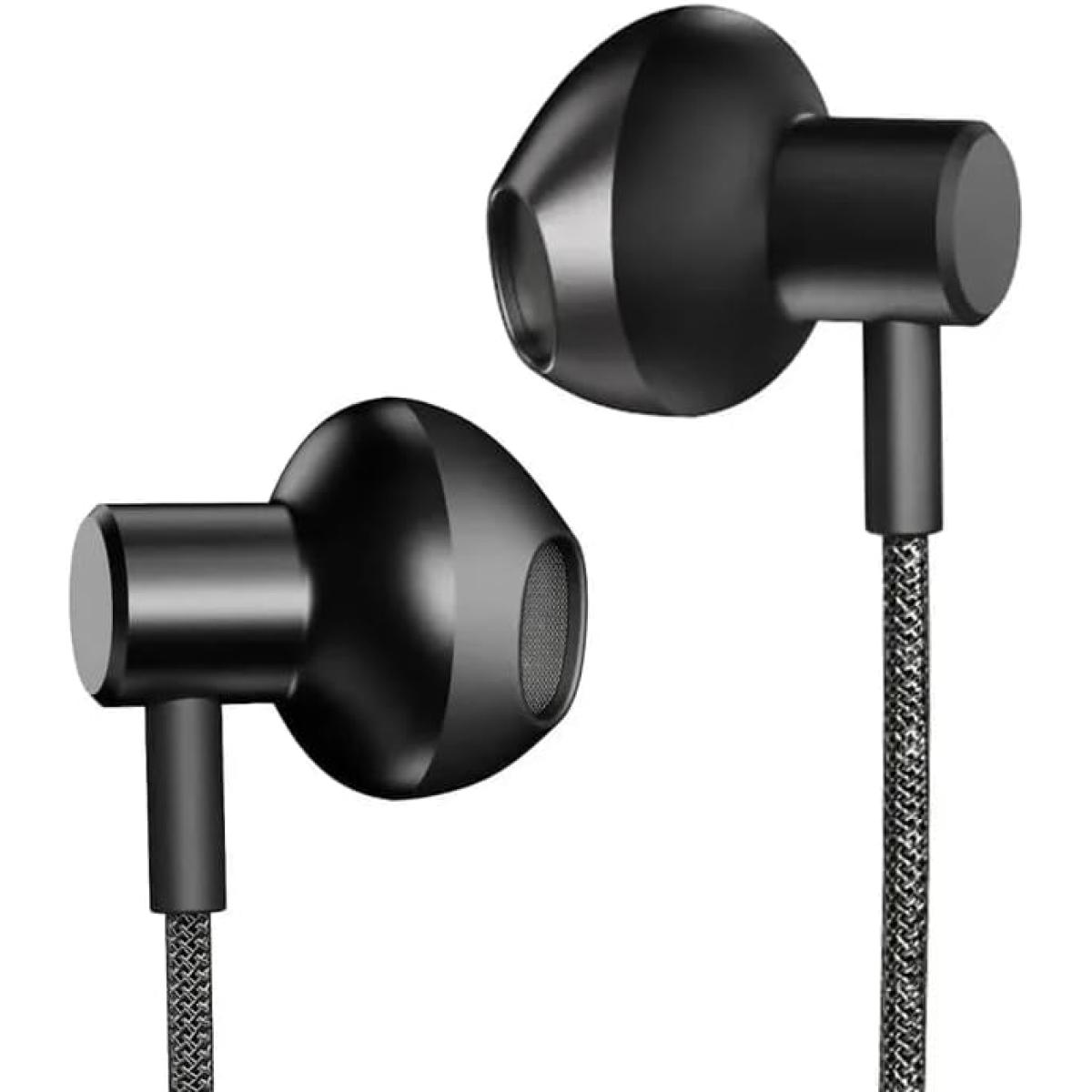 Hifuture MI5 Semi-In-ear USB-C Wired Earphones with Mic, Hi-Res Sound, Black