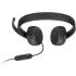 Lenovo USB-A Wired Stereo Headset for PC/Laptop, AI Noise Canceling via APP, 140g Lightweight, Replaceable Earcups, Double-Sided Boom Mic, in-line Controls with Mute for Call. Work with Teams/Zoom