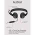 Lenovo USB-A Wired Stereo Headset for PC/Laptop, AI Noise Canceling via APP, 140g Lightweight, Replaceable Earcups, Double-Sided Boom Mic, in-line Controls with Mute for Call. Work with Teams/Zoom