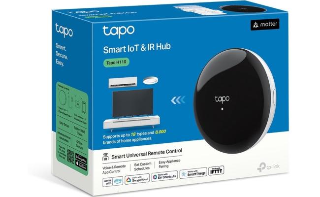 TP-Link Tapo H110 Smart Home, Infrared Smart Hub, Air Conditioner, TV, Remote Control, Chime Function, Sub-1GHz