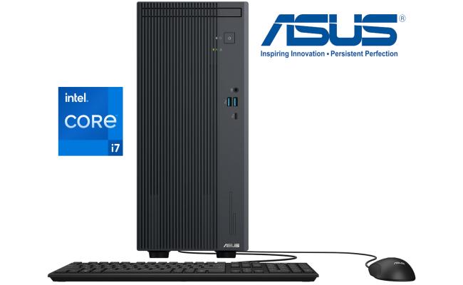 ASUS V500 Mini Tower V500MV Near-Silent Custom Thermal Solution 13GEN Intel Core i7 10-Cores w/ Wireless & Bluetooth - Black