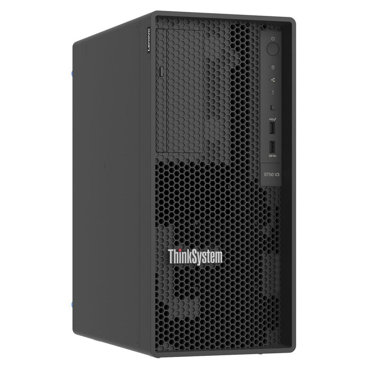 Lenovo ThinkSystem ST50 V3 Intel Xeon E-2434 up to 5.0GHz 4-Cores w\/ 32GB Memory & 2x 960GB Lenovo Enterprise SSD