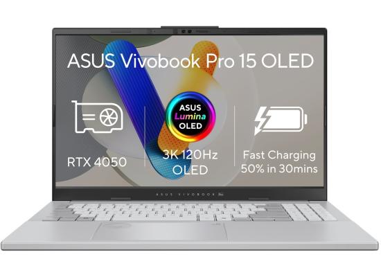 ASUS Vivobook Pro 15 (2025) N6506CU Intel® Ultra 7 Gen II 255H HIGH Performance AI Boost NPU 16-Core For Creative Pro & Gaming Pro w/ Nvidia RTX 4050 6GB & 3K OLED 120Hz Display product thumbnail 2
