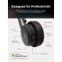 Lenovo Wireless VoIP Headset Teams Certified, Noise-Canceling Mic, Bluetooth 5.3 Multipoint, USB-A Receiver, 31-Hour Talk & 60-Hour Playback, Lightweight Over-Ear Design, Replaceable Earcups
