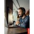 Lenovo Wireless VoIP Headset Teams Certified, Noise-Canceling Mic, Bluetooth 5.3 Multipoint, USB-A Receiver, 31-Hour Talk & 60-Hour Playback, Lightweight Over-Ear Design, Replaceable Earcups