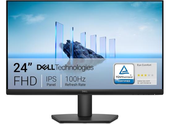 Dell SE2425HM 24" IPS Full HD 100Hz Eye Comfort Technology, Anti-glare, Arsenic-free Glass w/ HDMI & VGA Interface , Black