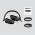 Skullcandy Hesh 540 ANC Wireless Over-Ear Bluetooth Headphones with THX Spatial Audio, Active Noise Cancelling, Personalized Sound, Up to 65 Hours Battery, Microphone for iPhone Android - Bone