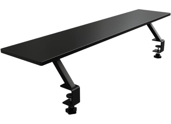 Arozzi Arena Desk Riser Large Ergonomic Design Universal compatibility Reinforced Metal Beam Supports up to 20KG , Black