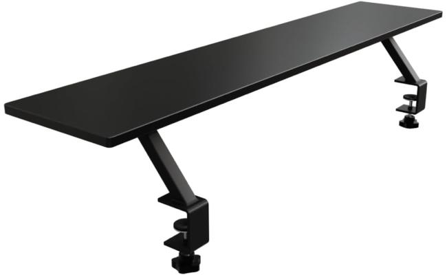 Arozzi Arena Desk Riser Large Ergonomic Design Universal compatibility Reinforced Metal Beam Supports up to 20KG , Black