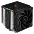 DeepCool AK620 Digital SE CPU Air Cooler Mighty 260w TDP 6 Copper Heat Pipes Dual-Tower CPU Cooler w/ ARGB LED Strip & Digital Screen Displays , Black