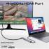 Promate LinkHub-5X UCB-C 5-in-1 Multiport Hub features 2 USB-A ports with 5Gbps speed, 1 USB-C port with 100W Power Delivery, 480Mbps USB-C port, 4K@60Hz HDMI port