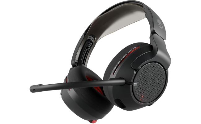 Skullcandy Crusher PLYR 720 Wireless Gaming Headset, Ultimate Immersion and Comfort, THX Spatial Audio and Multi-Sensory Bass, Removable Mic, PC, PlayStation, Nintendo, Multi-Platform - Digi-Black