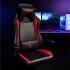Arozzi Vernazza Soft PU Leather Ergonomic Office and Gaming Chair with High Backrest Recliner Swivel Tilt Rocker Adjustable Height and Adjustable Lumbar and Neck Support - Red