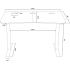 Arozzi Arena Small Curved Gaming and Office Desk with Full Surface Water Resistant and Washable Mouse Pad, 2 Monitor Mount Cut-Outs, and Built-In Cable Management , Pure Black
