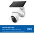 TP-Link Tapo C660 Kit 4K Outdoor Camera Wireless, Battery Camera w/Solar Panel, Pan/Tilt, 360° View, 24/7 Capture, Free Person/Vehicle Detection, Night Vision, SD/Cloud, Works w/Alexa and Google Home, VistaCam 360
