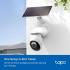 TP-Link Tapo C660 Kit 4K Outdoor Camera Wireless, Battery Camera w/Solar Panel, Pan/Tilt, 360° View, 24/7 Capture, Free Person/Vehicle Detection, Night Vision, SD/Cloud, Works w/Alexa and Google Home, VistaCam 360
