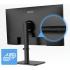 MSI Modern MD272UPHG 27" IPS UHD 4K HDR 400 , Eye-Friendly Screen, KVM Function, Adjustable Stand w/ HDMI , DisplayPort & Type-C 90w & Speakers