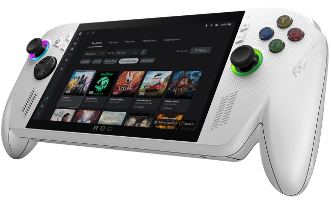 ASUS ROG XBOX Ally (2025) RC73YA Gaming Handheld AMD Ryzen Z2 A 4-Cores Processor w/ AMD Radeon 780M & 7" IPS 120Hz Gorilla Glass DXC Touch Screen - White
