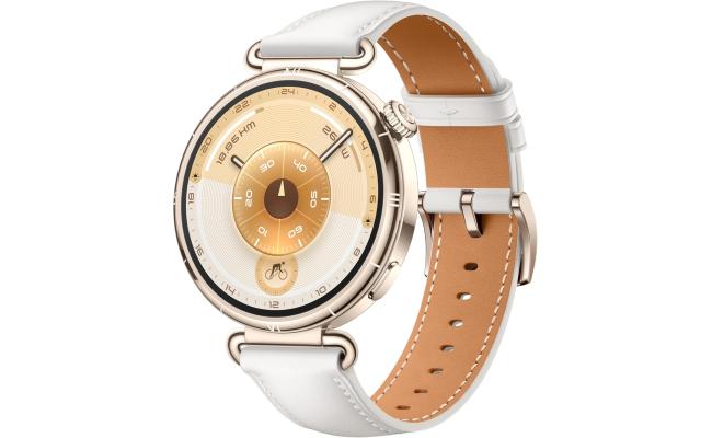 HUAWEI WATCH GT 6 GPS 41mm Smart Watch, AMOLED Touchscreen, up to 14 days battery life, Cycling, 100+ Sports Mode, iOS & Android Compatible, All-day Health Monitoring, Emotional Wellbeing, White