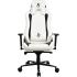 Arozzi Vernazza Soft PU Leather Ergonomic Office and Gaming Chair with High Backrest Recliner Swivel Tilt Rocker Adjustable Height and Adjustable Lumbar and Neck Support - White