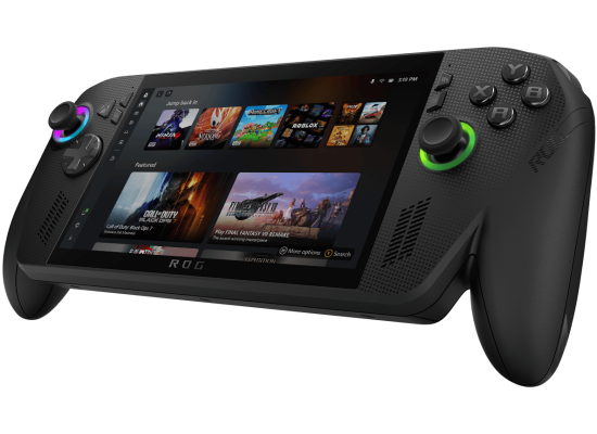 ASUS ROG XBOX Ally X (2025) RC73XA Gaming Handheld AMD Ryzen AI Z2 Extreme 8-Cores Processor w/ AMD Radeon 890M & 7" IPS 120Hz Gorilla Glass DXC Touch Screen - Black