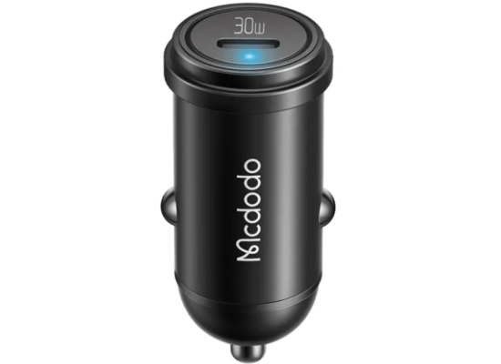 Mcdodo CC-7491 PD 30W Fast Charging Type-C Single Port Mini Car Charger - Black product thumbnail 2