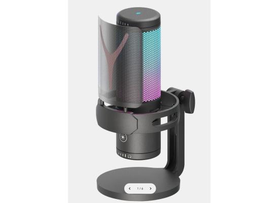 Redragon Fenris GM301 RGB Plug and Play Gaming Stream Microphone, Touch Sensor Button, and Key Mute with volume control product thumbnail 2