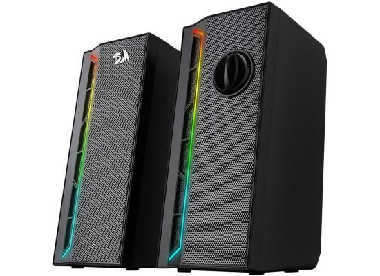 Redragon GS580 Calliope RGB Desktop PC Speakers,2.0 Channel Enhanced Sound and Volume Control with 3.5mm Cable-Black product thumbnail 2