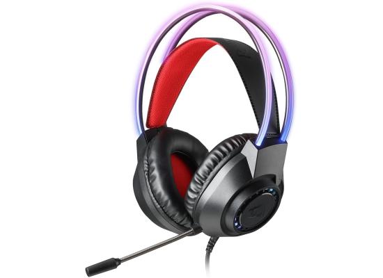 Redragon H231 Scream Wired Gaming Headset, Stereo Surround Sound, 40mm Drivers, Leather Foam Ear Pads, Noise-canceling Microphone, Multi-Platforms Headphone, Works with PC/PS4/5/NS/Xbox one, Black product thumbnail 2