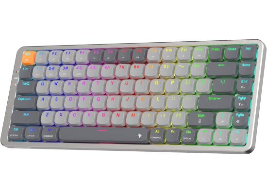 Redragon K652GG 75% Wireless RGB Mechanical Keyboard, Tri-Mode 84 Keys Ultra-Thin Gaming Keyboard w/Aluminum Top Plate, 100% Supported Win/Mac System & Low Profile - Red Switch product thumbnail 2