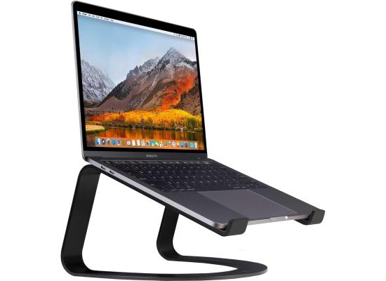 Twelve South Curve for MacBooks and Laptops | Ergonomic desktop cooling stand for home or office - matte black product thumbnail 2